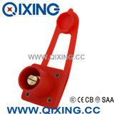 Qixing Cam-Lock Panel Mounted Plug IP44 400A 600V Red