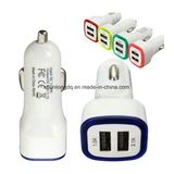 Brilliant 5V 2.1A Universal 2 Port Car Charger Input 12V 24V Car Battery Charger LED Dual USB Car Charger with LED