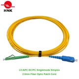 LC/APC to SC/PC Simplex Singlemode 2.0mm Fiber Optic Patch Cord