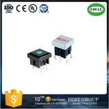 7.8*7.8mm Tact Switch with LED for Digital Appliance, Square Momentary Switch with Frame