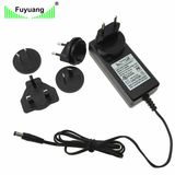 Fuyuang Plug in 12V 3A AC DC Adapter Power Adapter with Changeable Us, EU, Au AC Plug