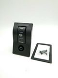 Marine Boat Waterproof Black Switch Panel Blue LED Rocker Circuit Breaker for Boat Rvs