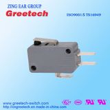 Electrical Micro Short Straight Lever Switch T125 5e4 with Pushbutton