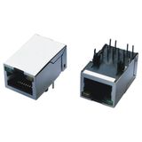 90 Degree Network Jack RJ45 Connector with Magnetics