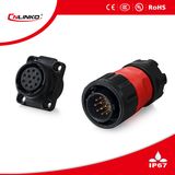 Swimming Pool Lights PAR56 LED Connector 12pin Bulkhead Waterproof IP67 Multi Pin Auto Electrical Wire Connectors