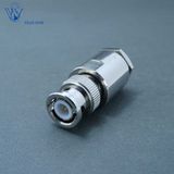 RF Coaxial 50 Ohm BNC Male Plug Clamp Connector for Rg213 Cable