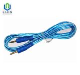3.5mm Stereo Audio Transparent Cable