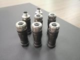 M12 4pin Male Field Wireable Assembly Connector Waterproof Connector