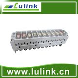 10 Pair Magazine 2 Pole Arrester Loaded
