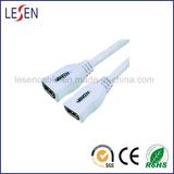High-Speed HDMI Cable, Female to Female Plug/Supports Ethernet/3D/Audio Return/1.4V