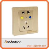 Dk-10A Silver Wall Mount Switch Outlet for Circuit Beaker