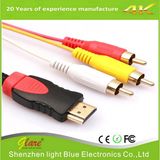 5FT/1.5m Black HDMI to RCA Cable
