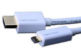 Micro HDMI Cable for Set-Top-Box, HDTV, Blu-Ray, PC, PS3