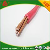Made in China Solid Bare Copper Single Conductor, H05V2-U, Ce Certificated, Single Core Wire, 6 mm2 Power Cable