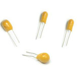 Yellow Color Radial Tantalum Capacitor