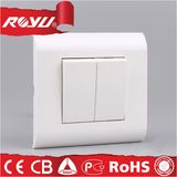 CE Certificate High Quality Module Type 2 Gang Wall Switch