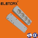 European Style 4 Way Power Extension Socket with Earth (E9004E)