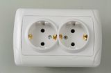 European Style Socket Double with Earthing 7128