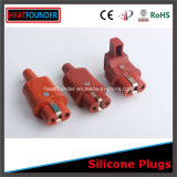 250V Ce and RoHS Approved Silicon Rubber Plug for European Market (GJW-6)