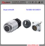 Cnlinko 7pin Bulkhead Waterproof Connector IP67 for Oil Gas System