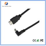 2m HDMI 1.4 3D TV Right Angle 90 Degree PVC Cable