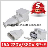 16A 220V/380V 3p+E Splash Proof Industrial Plug