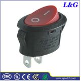 TUV/UL 2 Pins Mini Rocker Switch for Blender and Fan