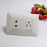 South American One Gang Us Socket with 15A Socket