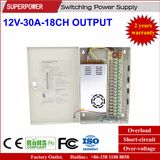 12V 30A 18CH Output CCTV Camera Switching Power Supply