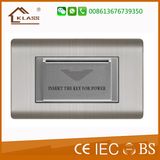 Nice Looking Insert Key Card Wall Switch for Hotel