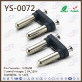 SABS Electrical Plug 3pin Hollow 15/16A India Plug Insert