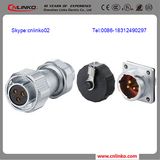 Circular Metal Connector/Intrinsically Safe Connector/IP65 Sealed Connector for Electrical Equipment