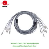 6 Cores Indoor Armoured LC/PC - LC/PC Armored Fiber Optic Patch Cord