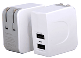 High Quality USB Wall Charger with Two Ports Output