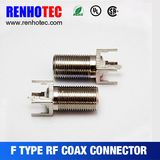 F Straight Female Coaxial Connector for PCB Board