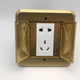 250V/10A Panel Size 120*120mm Electrical Floor Power Socket
