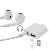 2in1 Lightning to 3.5mm Audio Jack Charger Adapter Splitter for iPhone 7/ 7 Plus