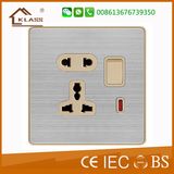 5pin Socket Multi Function with Neon Electric Plugs and Sockets