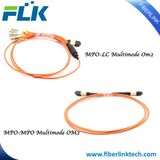 MPO-LC/FC/St/Sc/Mu/MTRJ/MPO/MTP Breakout Cable Harness Sm/Multimode Om2/Om3/Om4 Fiber Optic Patch Cord
