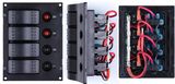 Marine 4 Gangs Rocker Switch/Spst Boat Switch Panel