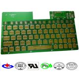 Gold Plating Double Sided Keyboard PCB with Advanced Technology