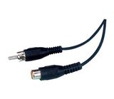 AV Cable, RCA Cable, RCA to Jack RCA, Black Color