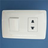 High Quality ABS Copper Material Wall Switch Socket (W-093)