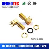 SMA Female Jack Connector Right Angle PCB Mount