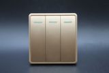 3 Gang Wall European Light Switch Electric