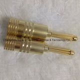 5cm Gold Banana Plug for Speaker/Microphone/AV