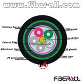 GYTA53 Outdoor Optical Fiber Cable Two Layers Armour / PE Jacket