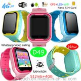 4G Network Kids GPS Tracker Watch with Video Calling D49