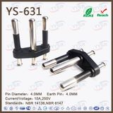 3 Wire Brazil Plug