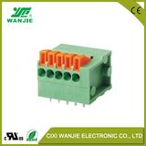 Screwless Terminal Block Connector, 2.5mm, 2.54mm, 3.5mm, 5.0mm, 5.08mm, 7.5mm